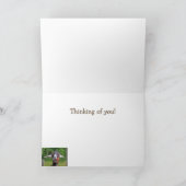 考えるのYgoat Greeting Card カード (内部)