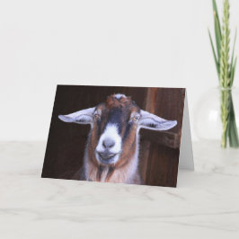 考えるのYgoat Greeting Card カード