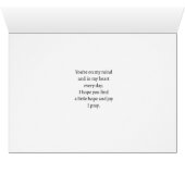 考えるのYou Friend金ゴールドハートと牡丹 (内部横(下))