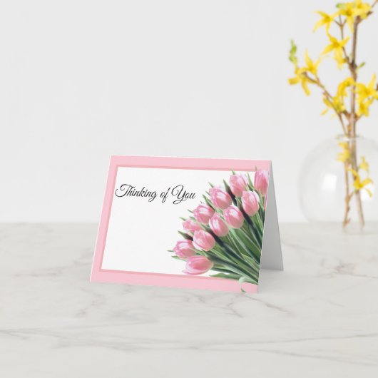 考えるのYou Noteカード カード (黄色い花)