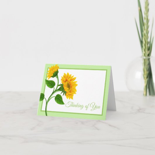 考えるのYou Noteカード サンキューカード (正面)