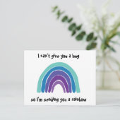考えるのYou Rainbow Post Card ポストカード (スタンド正面)