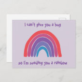 考えるのYou Rainbow Post Card ポストカード (正面/裏面)