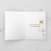 考えるのYou Sunflowers カード (内部)