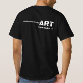 考えるアートTシャツ Tシャツ (裏面)