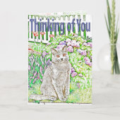 考えるズオブユーシャルトルーガーデンパステル カード (正面)