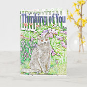 考えるズオブユーシャルトルーガーデンパステル カード (黄色い花)