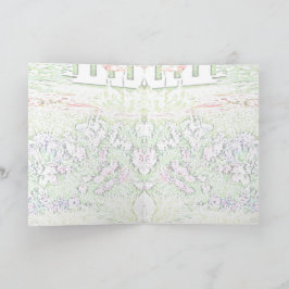 考えるズオブユーシャルトルーガーデンパステル カード