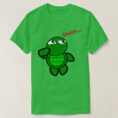 考える亀 Tシャツ (デザイン正面)