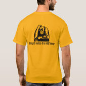 考える人のジレンマ Tシャツ (裏面)