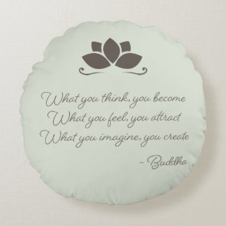 考える何を、仏に円形にします枕をなります ラウンドクッション