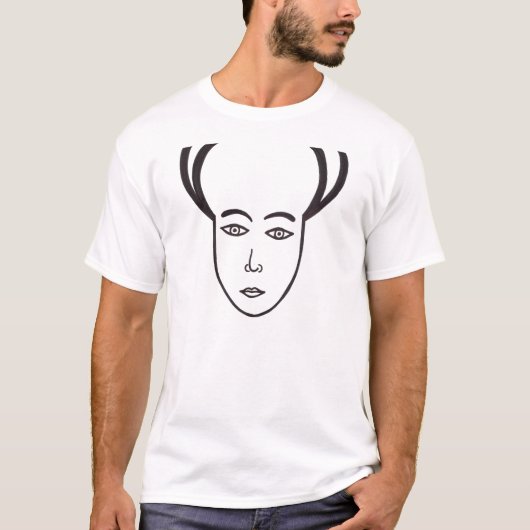 考える何を Tシャツ (正面)