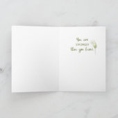 考える君の白気にい花の緑 カード (内部)