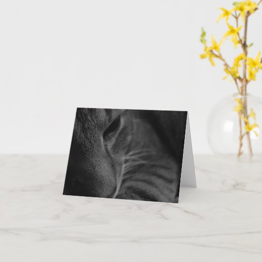 「考える君の…」 カード (黄色い花)