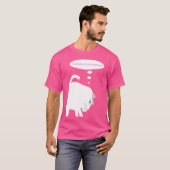 考える猫Tシャツ Tシャツ (正面フル)