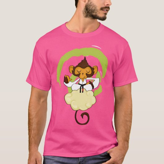 考える猿 Tシャツ (正面)