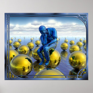 考える男 ポスター