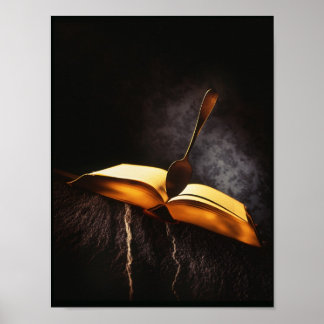 考える食べ物 ポスター