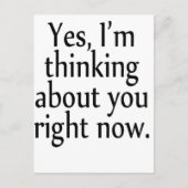 考える ポストカード (正面)