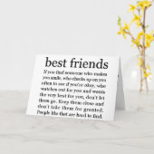 「考えるMY *****最高の FRIEND****」ハッピーバースデー カード (黄色い花)