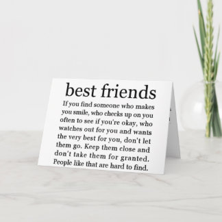 「考えるMY *****最高の FRIEND****」ハッピーバースデー カード