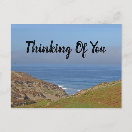 考えるs of You海風景フォトコースト ポストカード (正面)