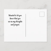 考えるs of You Duck Feather モダン Photo ポストカード (裏面)