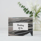 考えるs of You Duck Feather モダン Photo ポストカード (スタンド正面)