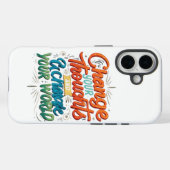 考えを変え、世界のラベルを変える: Case-Mate iPhoneケース (裏面 (横))