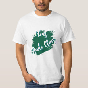 「考えを明確に」モチベーションTシャツ Tシャツ