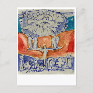 考えを目撃する。エクハート・トレル。 ポストカード