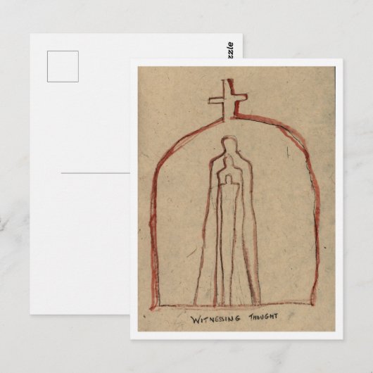 考えを見て。 ポストカード (正面/裏面)