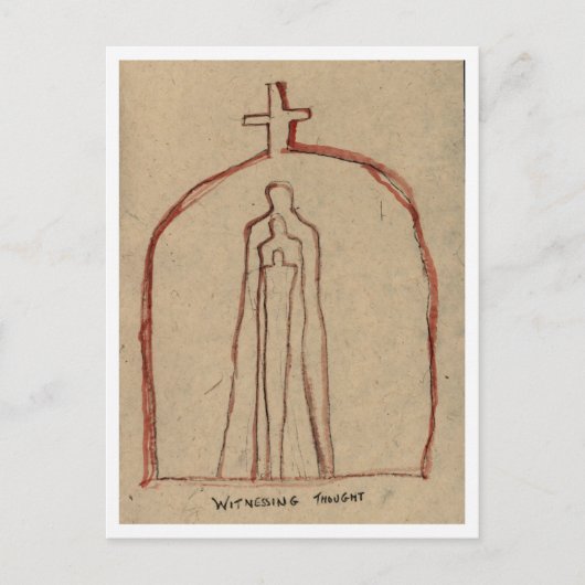 考えを見て。 ポストカード (正面)