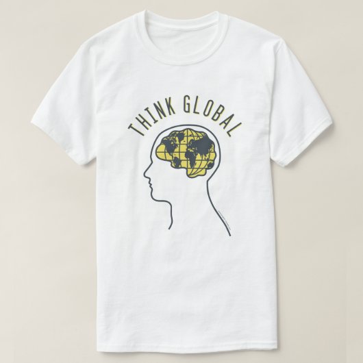 考えシリーズ：考え Global Basic T-Shirt Tシャツ (デザイン正面)