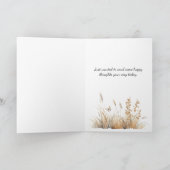 考えズオブユズ蝶ワイルドフラワーフローラカード カード (内部)