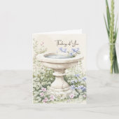 考えズオブユーバーズバスガーデンカスタム水彩 カード (正面)