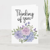 考えズオブユーパステルアジサイフローラカード カード (正面)