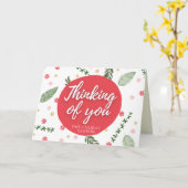 考えズオブユーホリデーカード カード (黄色い花)