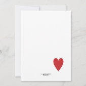 考えズ・オブ・ユー・ガール・ホールディング赤いハート シーズンカード (裏面)