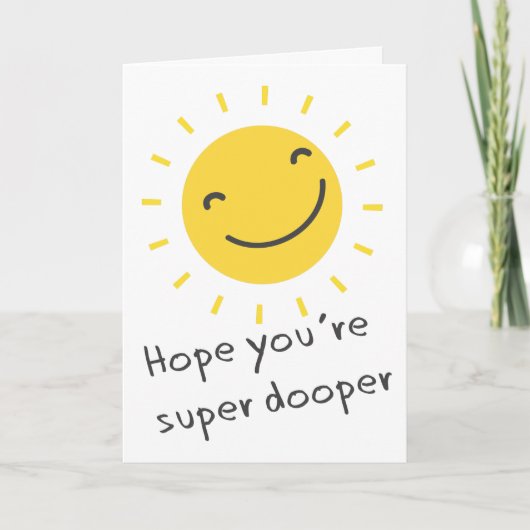 考えズ・オブ・ユー・サンシャイン カード (正面)