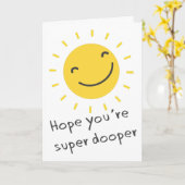 考えズ・オブ・ユー・サンシャイン カード (黄色い花)