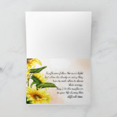 考えズ・オブ・ユー・ス感動的ンフラワー引用文 カード (内部)