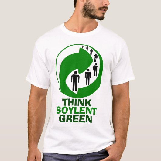 考えソイレントグリーンTシャツ Tシャツ (正面)
