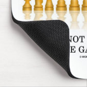 考えチェスは質に入らない マウスパッド (コーナー)