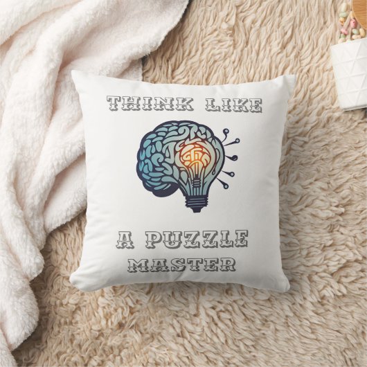 考えパズル クッション (ブランケット)