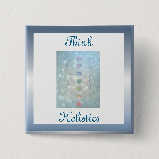 考えホリスティックデザイン 缶バッジ (正面)