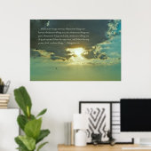 考えポスター – バージョンC ポスター (ホームオフィス)