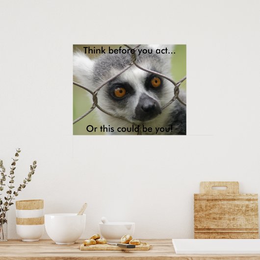 考えポスター ポスター (キッチン)