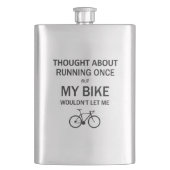 考えランニングの事だ自転車が私を許さない フラスク (正面)