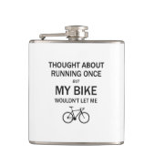 考えランニングの事だ自転車が私を許さない フラスク (正面)